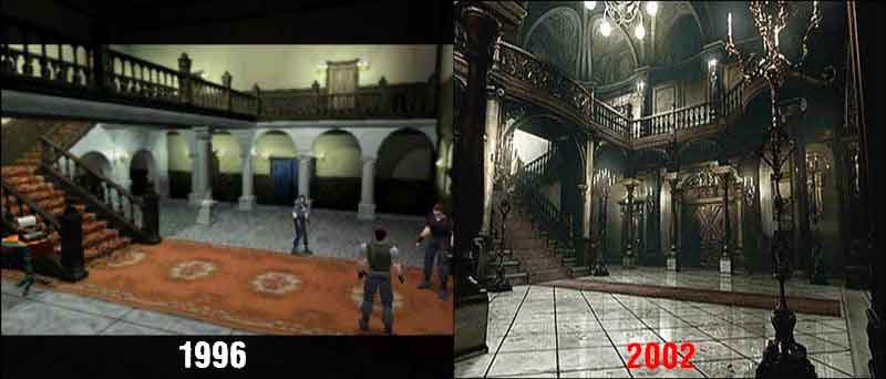 Resident Evil 1 - [ Original vs Remake ] 