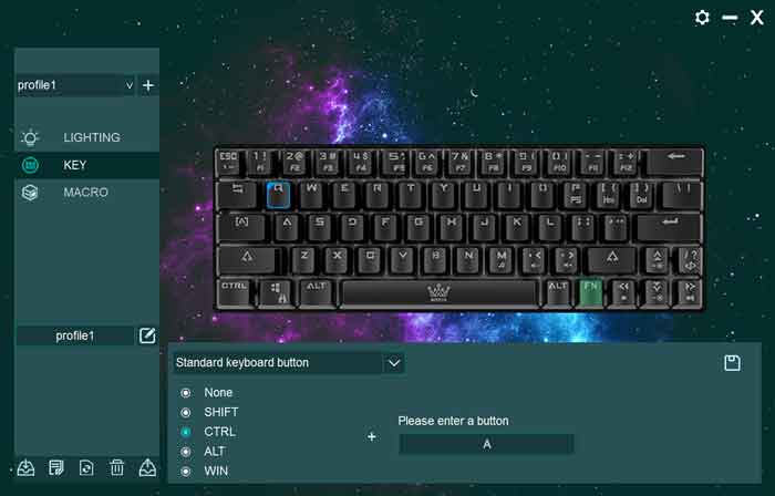 DIERYA DK63 60% Mechanical Keyboard Gaming Keyboard