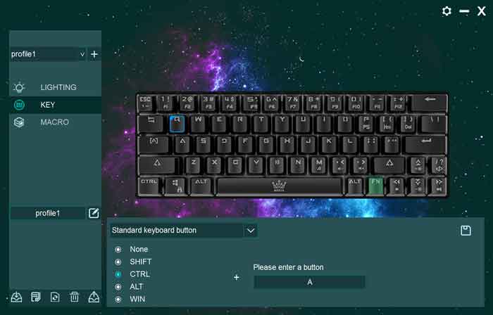 Dierya DK63Mechanical Keyboard Driver Software Tutorial